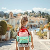 Vista 2 de STEAMEDBUN Mochila infantil para niños de 2 a 4 años Mochila preescolar para jardín de infantes - Mochila para niños y niñas, Mochilas de viaje