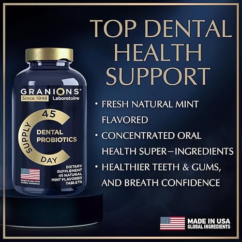 Miniatura 3 de Probióticos dentales para dientes y encías, probióticos lactobacillus salivarius de aliento fresco para mujeres y hombres - Probióticos orales para