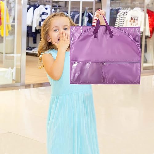 Miniatura 6 de Bolsa de ropa colgante impermeable, bolsas de ropa de 40 pulgadas para colgar ropa, bolsas de ropa para almacenamiento de viajes, bolsa de ropa de