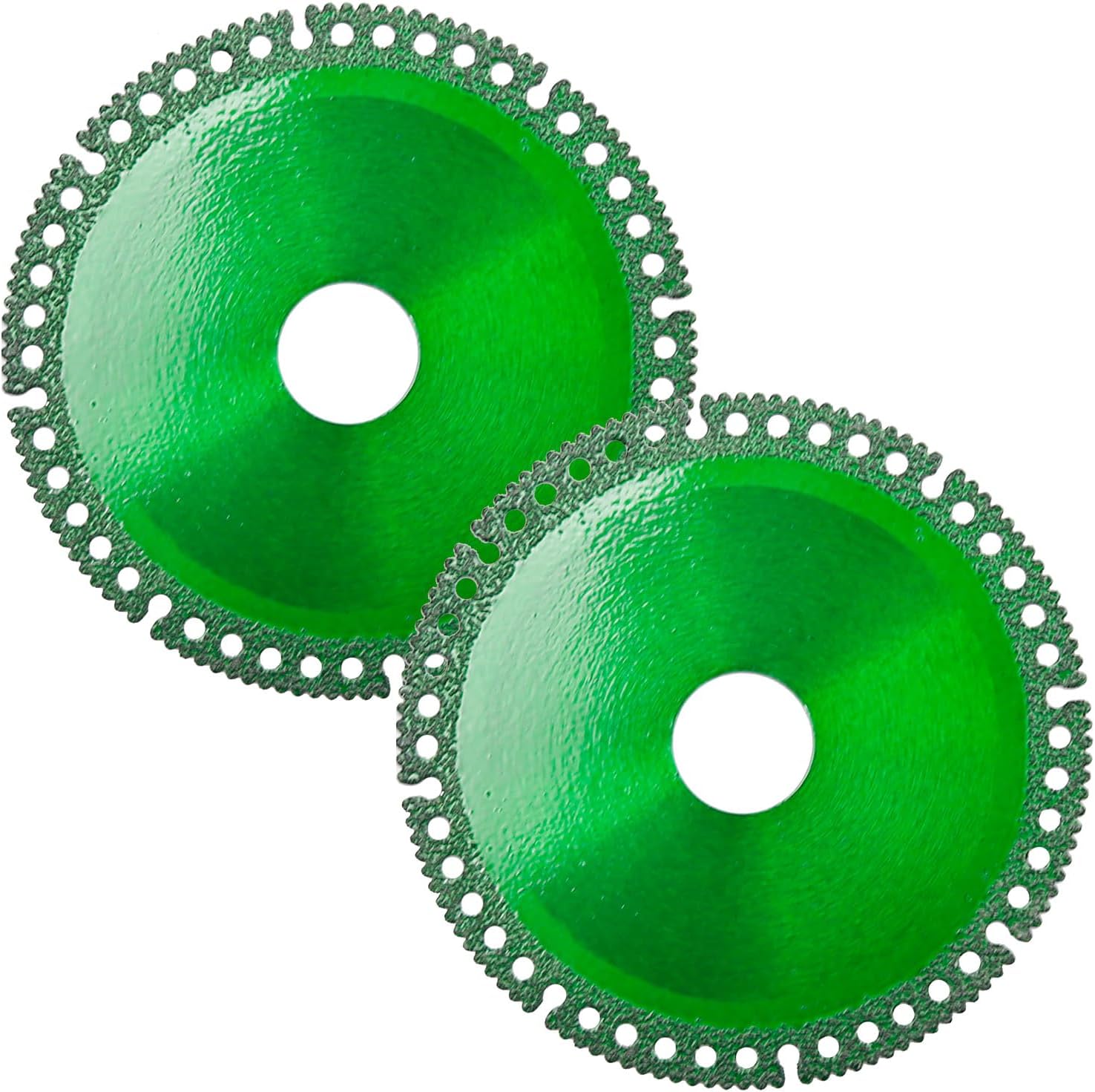 MDEOOSKY 6PCS 4 Inch Indestructible Cutting Discs for Angle Grinders - Multipurpose Diamond Steel Blades for Efficient Cutting of Rock, Ceramic, PVC, and More