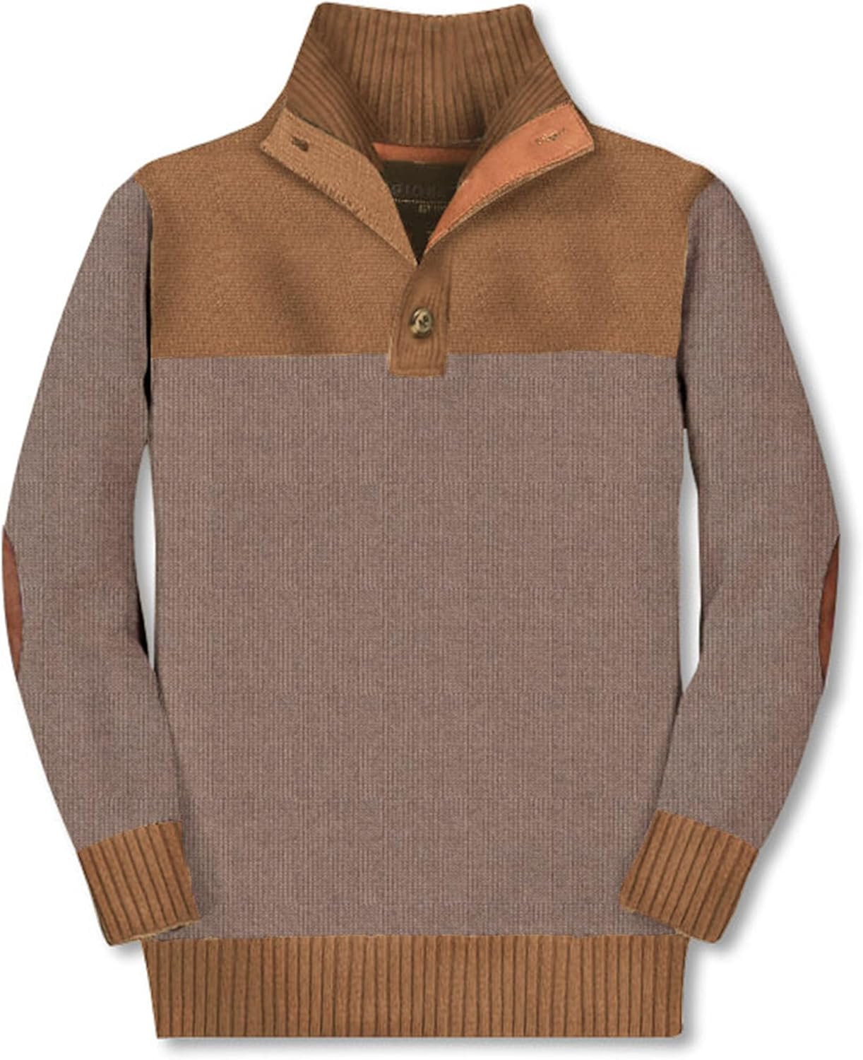 Gioberti Kids and Boys 100% Cotton Button Down Collar Knitted Pullover Sweater