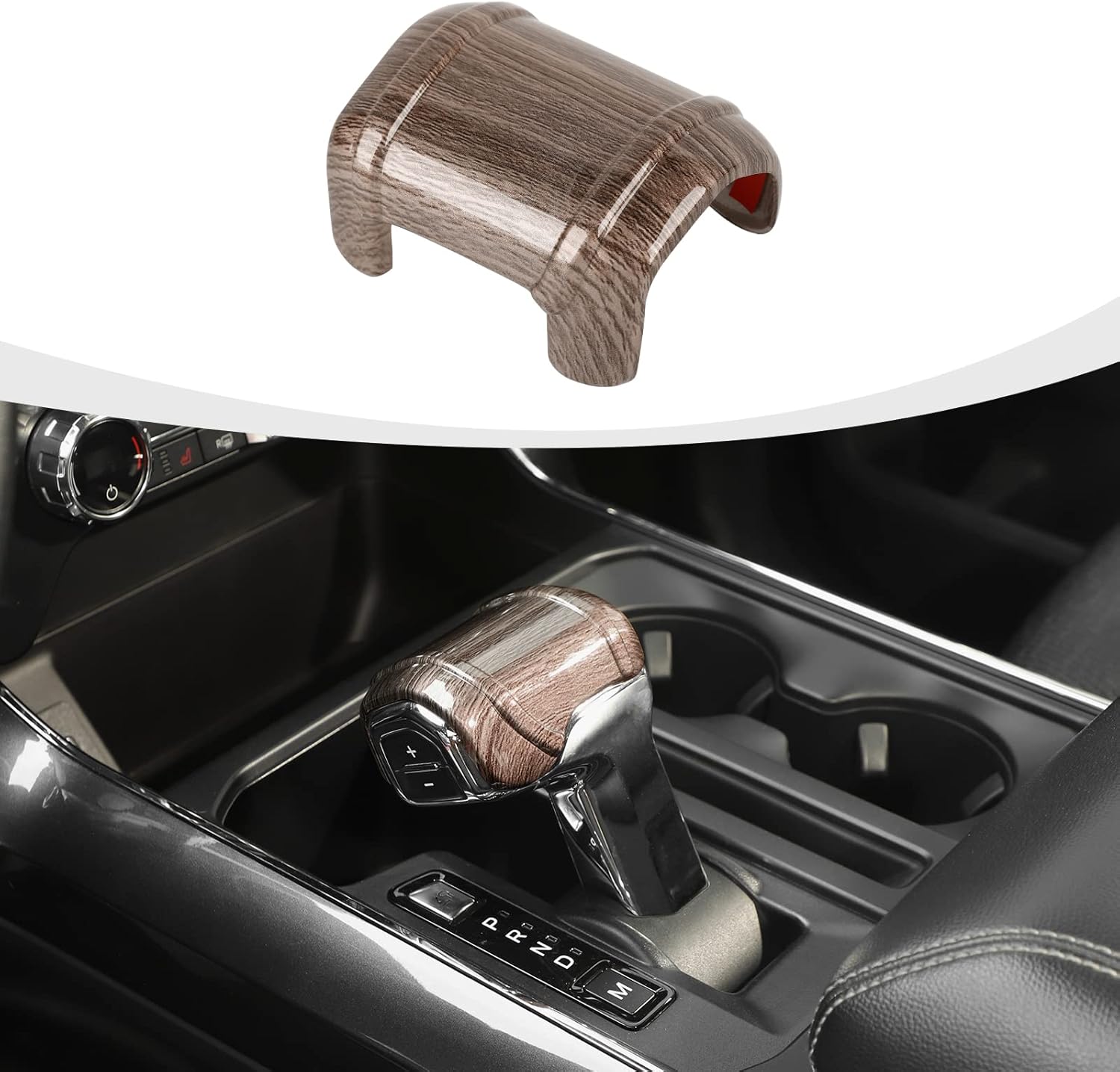 RAZPOY Gear Shift Knob Trim Cover Compatible with 20212023