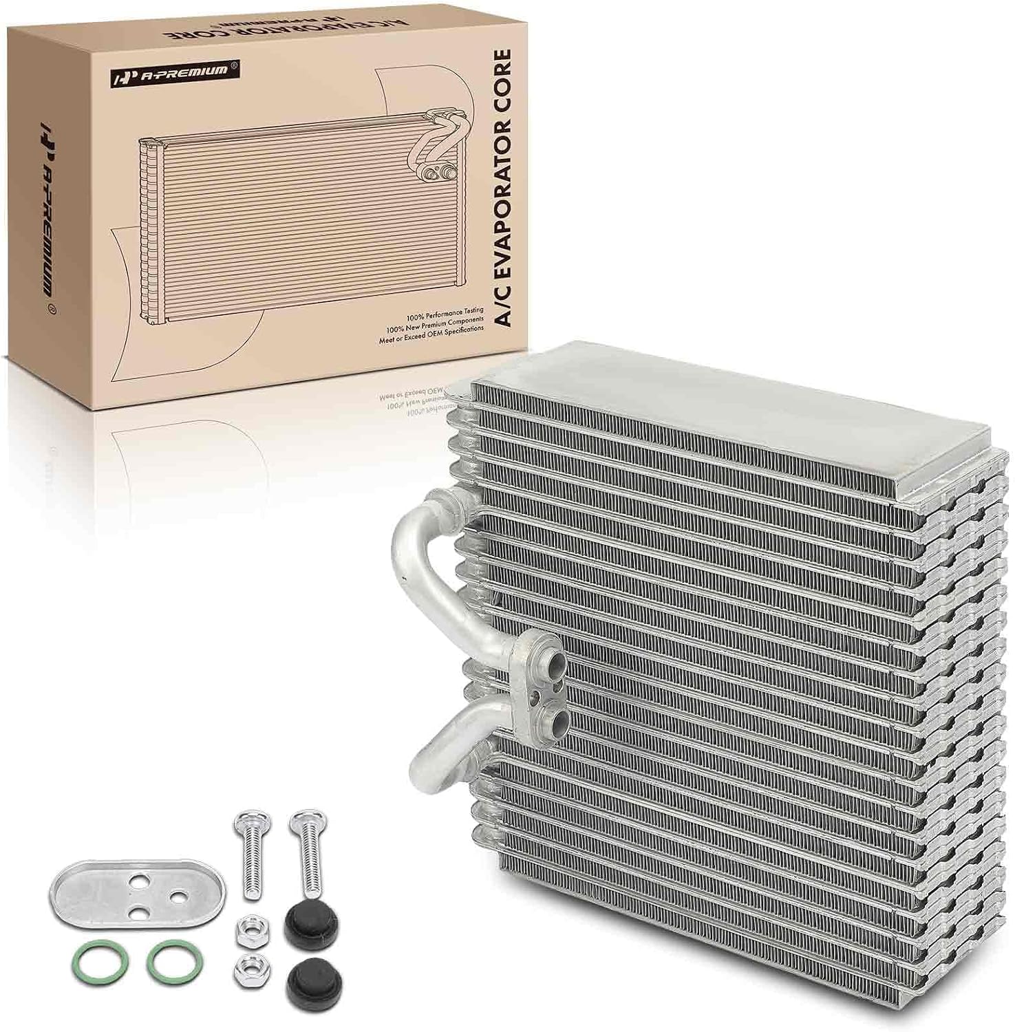 A-Premium AC Evaporator Core Compatible with Hyundai Elantra 1996-1998 1.8L, Elantra 1999-2000 2.0L, Tiburon 1997-2001 & Kia Spectra 2000, Sephia 1998-2001