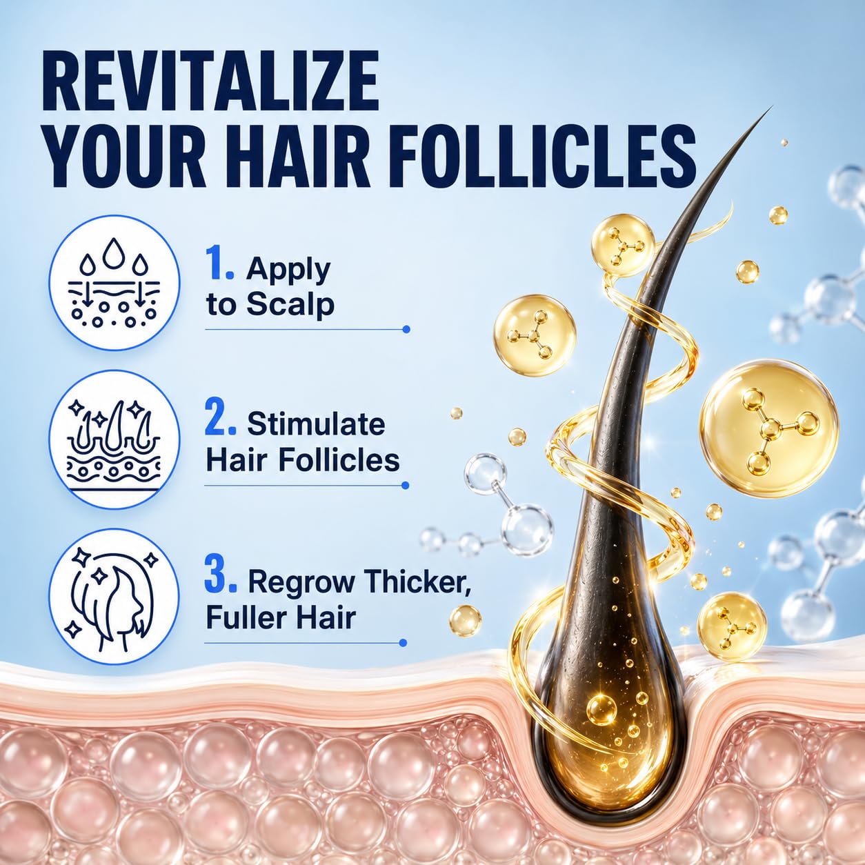 Best Hair Growth Treatment - 5% Minoxidil Serum with Biotin & rosemary Review