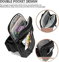 Vista 3 de Muñequera para teléfono celular, ajuste universal, resistente al agua, transpirable, soporte para teléfono para correr, ciclismo, escalada