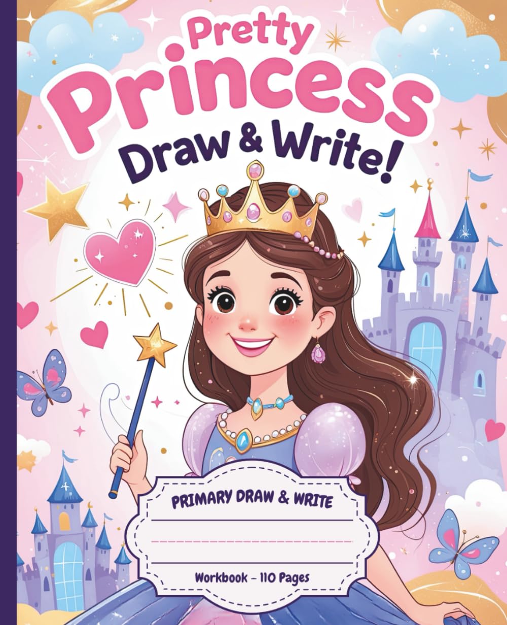 Pretty Princess: Primary Draw & Write Workbook