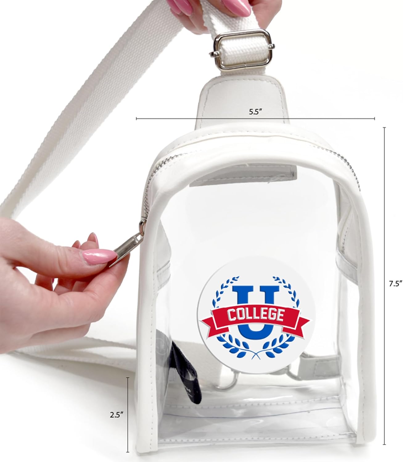 Littlearth NCAA - Clear Mini Sling with 3D Logo - Image 4