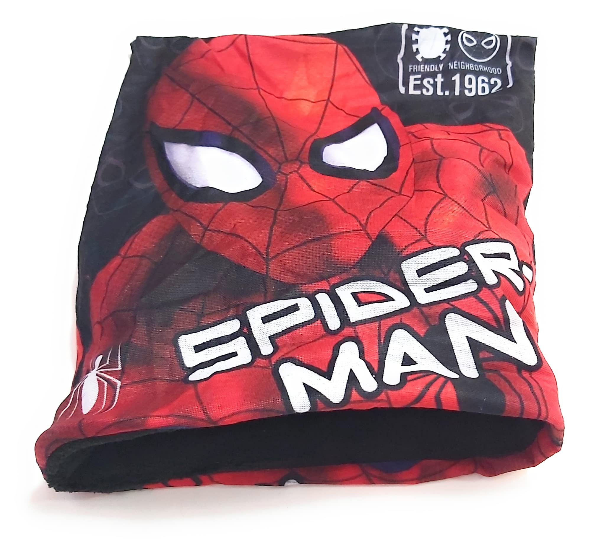 E PLUS M Braga Spiderman de Cuello para Niños - Bufanda Marvel Spiderman Tubular de Coralina