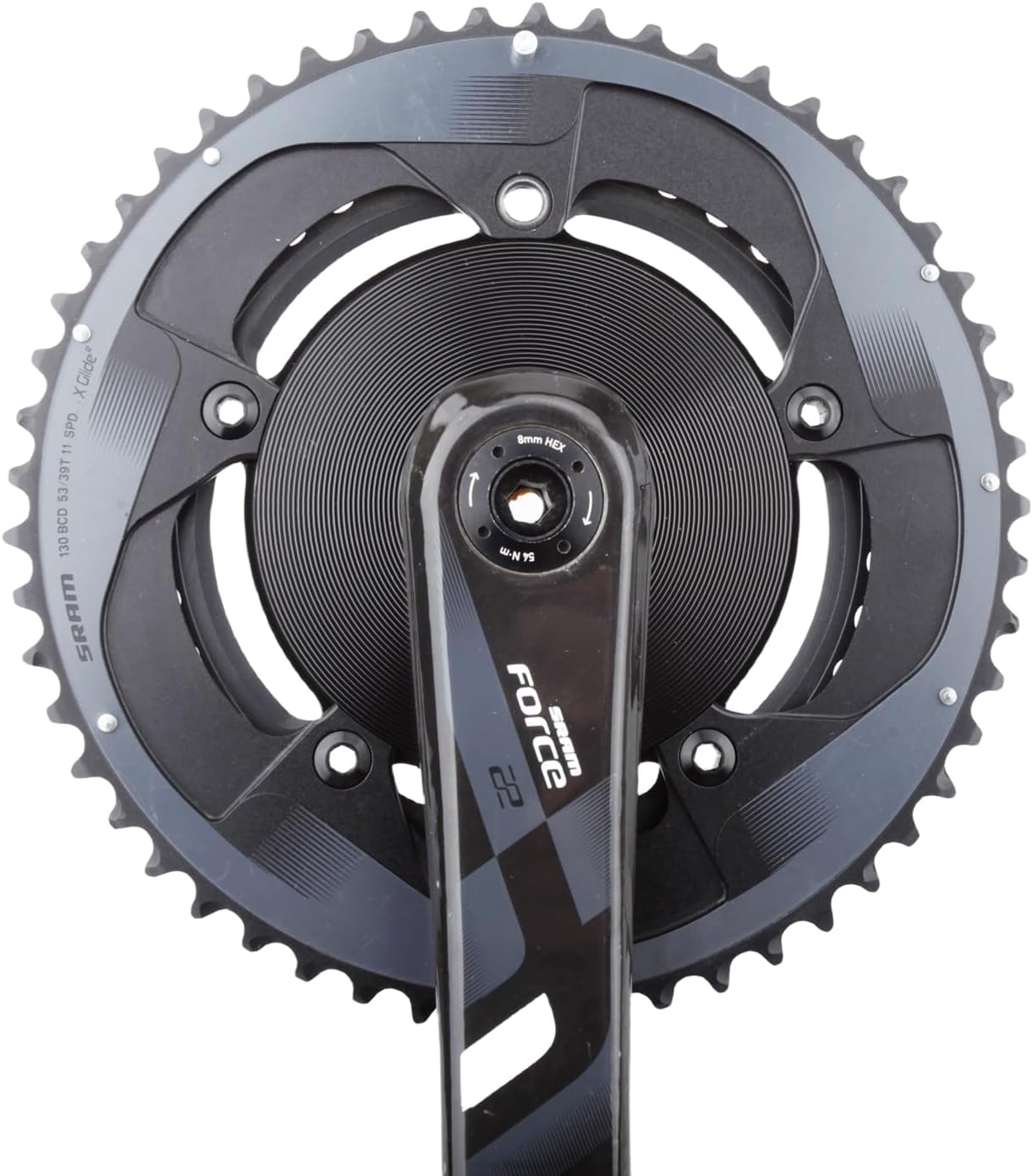 DJC Stone Bike Chainring Adapter Converter Spider Direct Mount to 130BCD 5 Bolts 5 Arms for Sram GXP Red Force Rival QUARQ 5700 6700