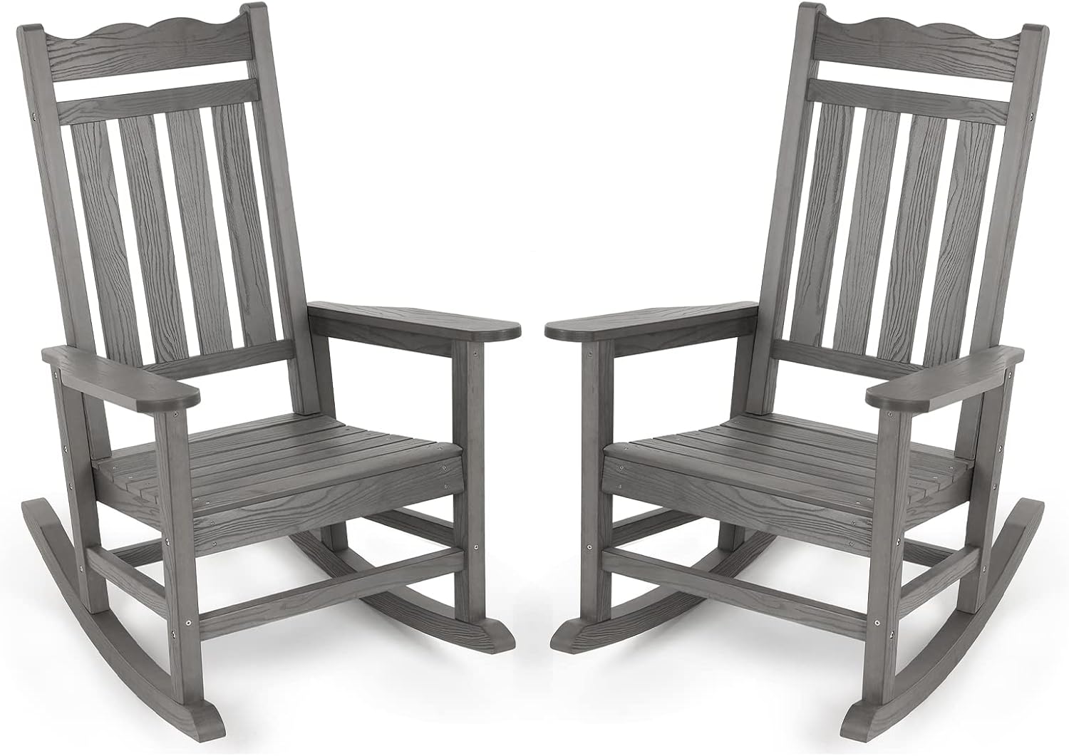 Stoog Outdoor & Indoor Rocking Chairs Set of 2, AllWeather