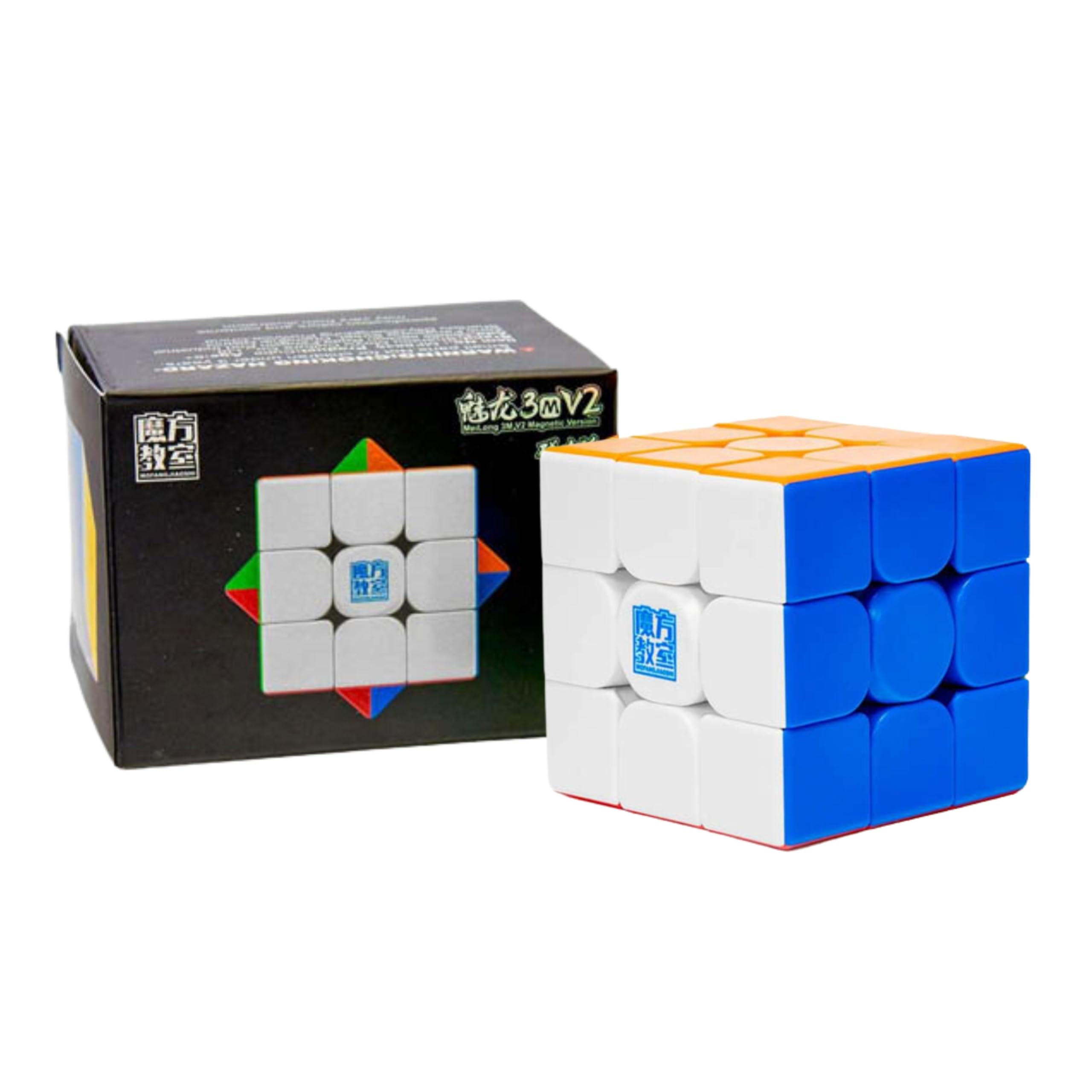 MoYu Meilong 3M V2 UV Coated Version 3x3 Magnetic Speedcube