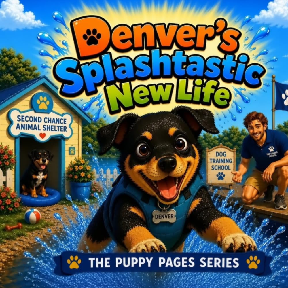 Denver's Splashtastic New Life (The Puppy Pages Series)