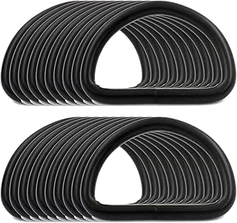 Wuuycoky 0.8'' Inner Diameter D Rings Buckles D-ring Non