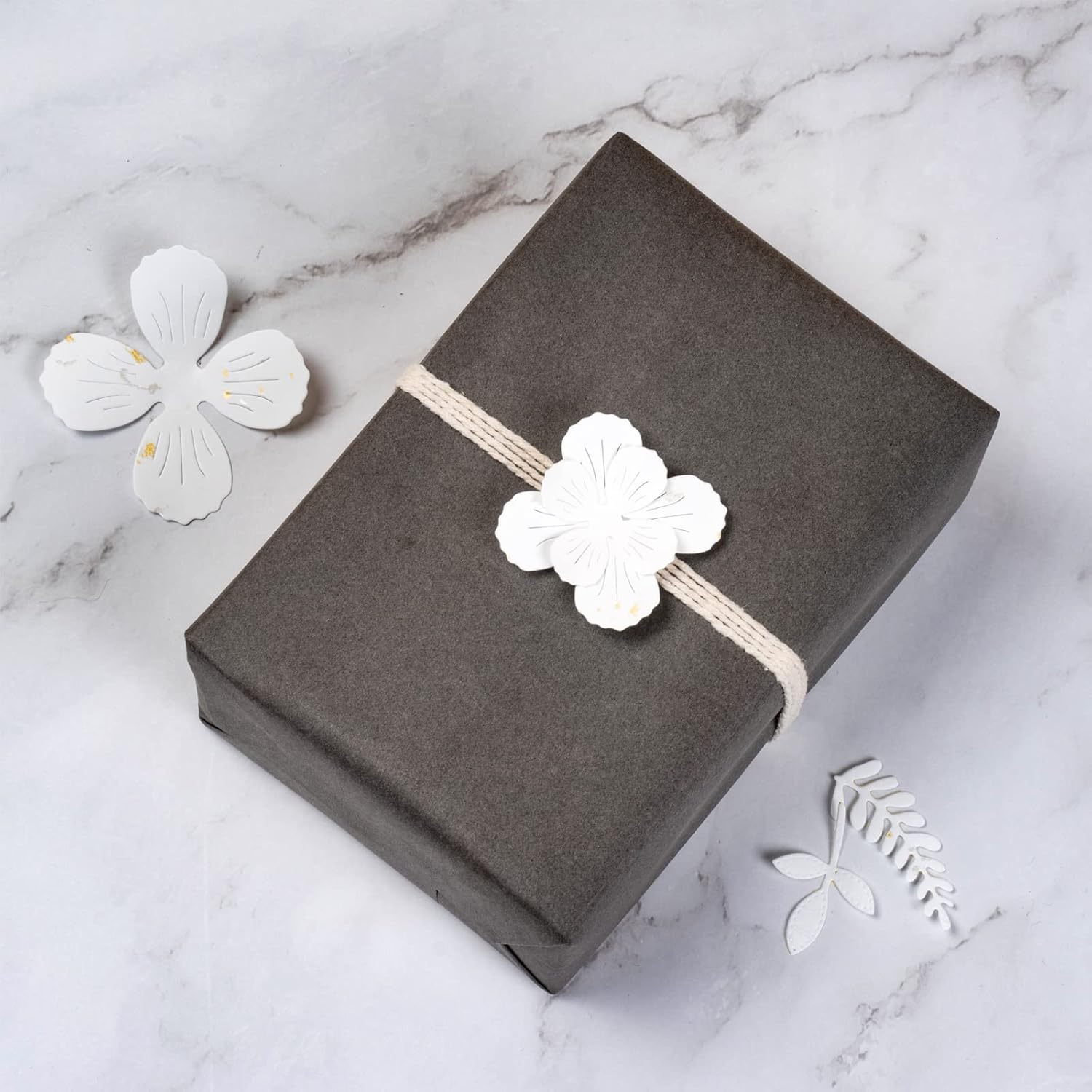 ruspepa 30"x 393"(32.8') dark gray kraft wrapping paper large jumbo roll, recyclable gray gift wrap paper for birthday gift wrapping, table covering, art & craft supplies, bouquet flower, 80gsm dark gray 30x393 inch (pack of 1)