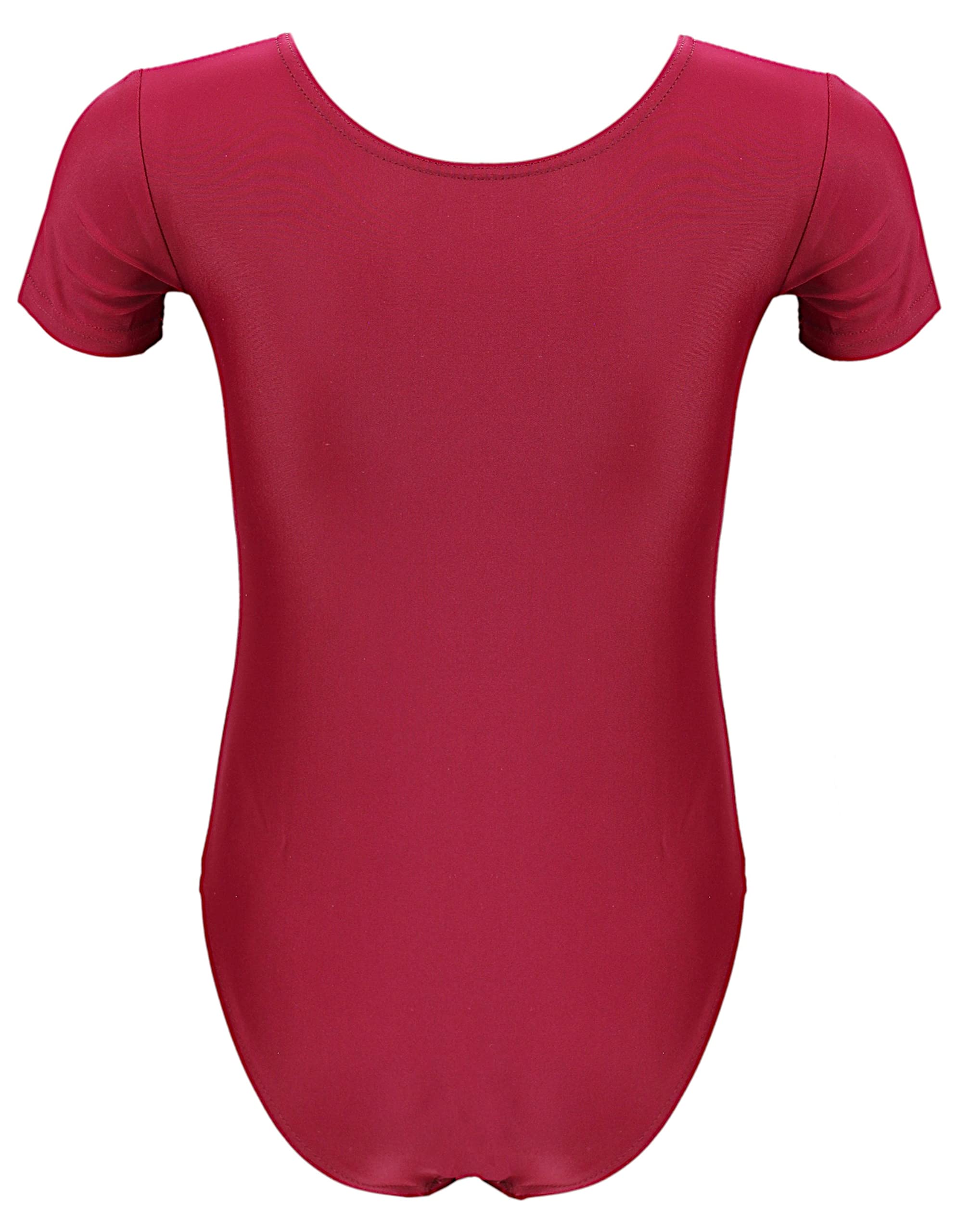 Aquarti Maillot de Gimnasia Manga Corta Body Danza Niñas