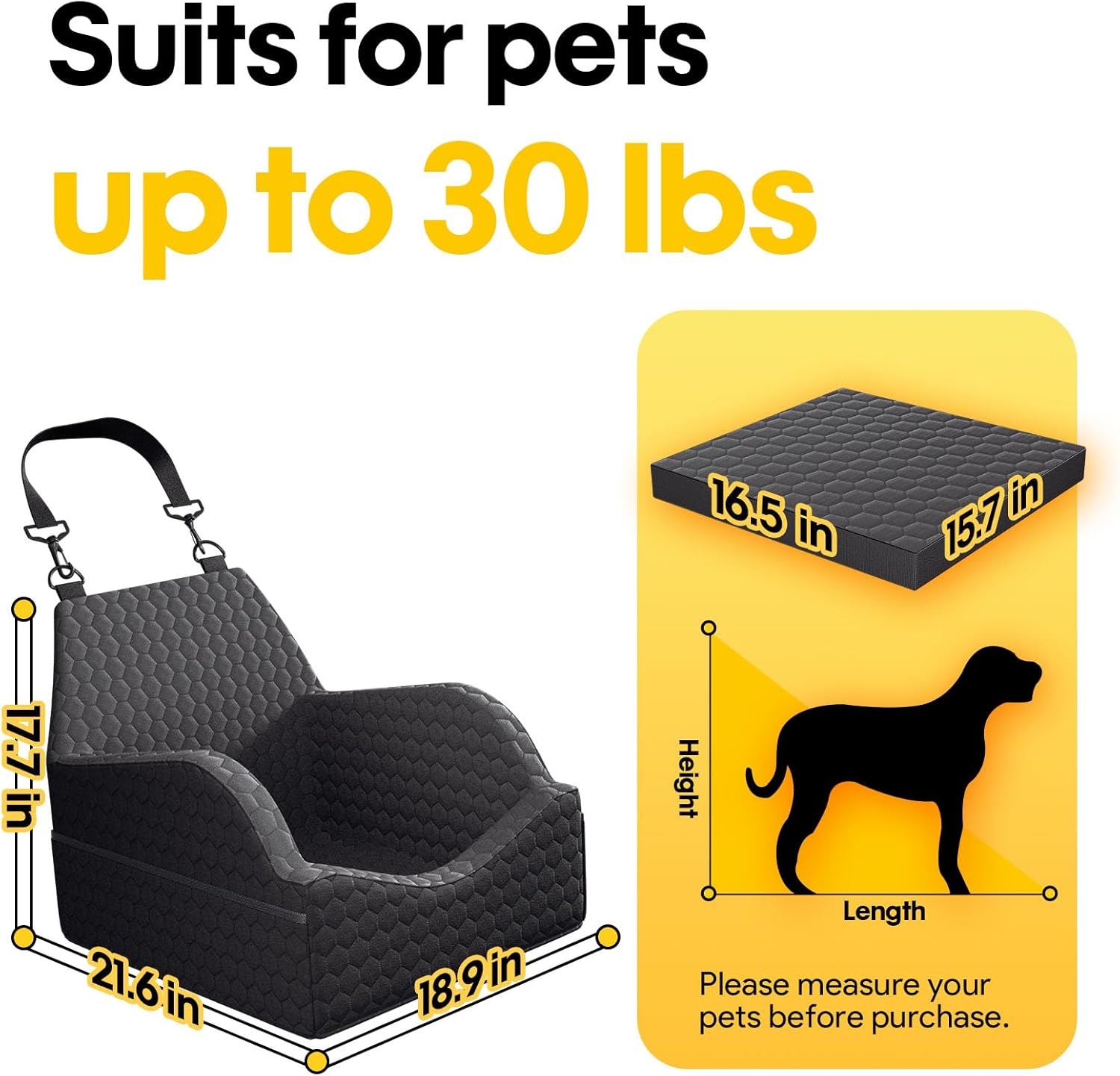 Ultimate Comfort: Reviews of the Memory Foam Dog Car Seat for Small Dogs