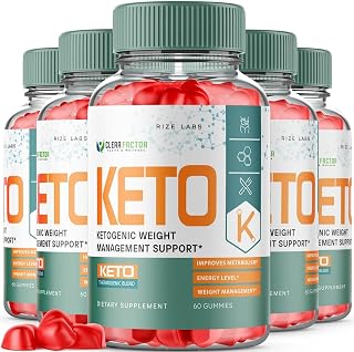 (5 Pack) Clear Factor Keto ACV Gummies - Clear Factor for Advanced Weight Loss, Keto + ACV Gummy, Clear Factor Maximum Strength Supplement, ClearFactor Gummies Reviews (300 Gummies)