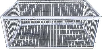 Dove Trap, Pigeon Cage, Automatic Dove Trap, Bird Trap, Animal Capture Net, Made of Galvanized Steel, Durable, One-Way Entrance, Includes One Way Entrance, Escape Prevention Design, Skylight Design