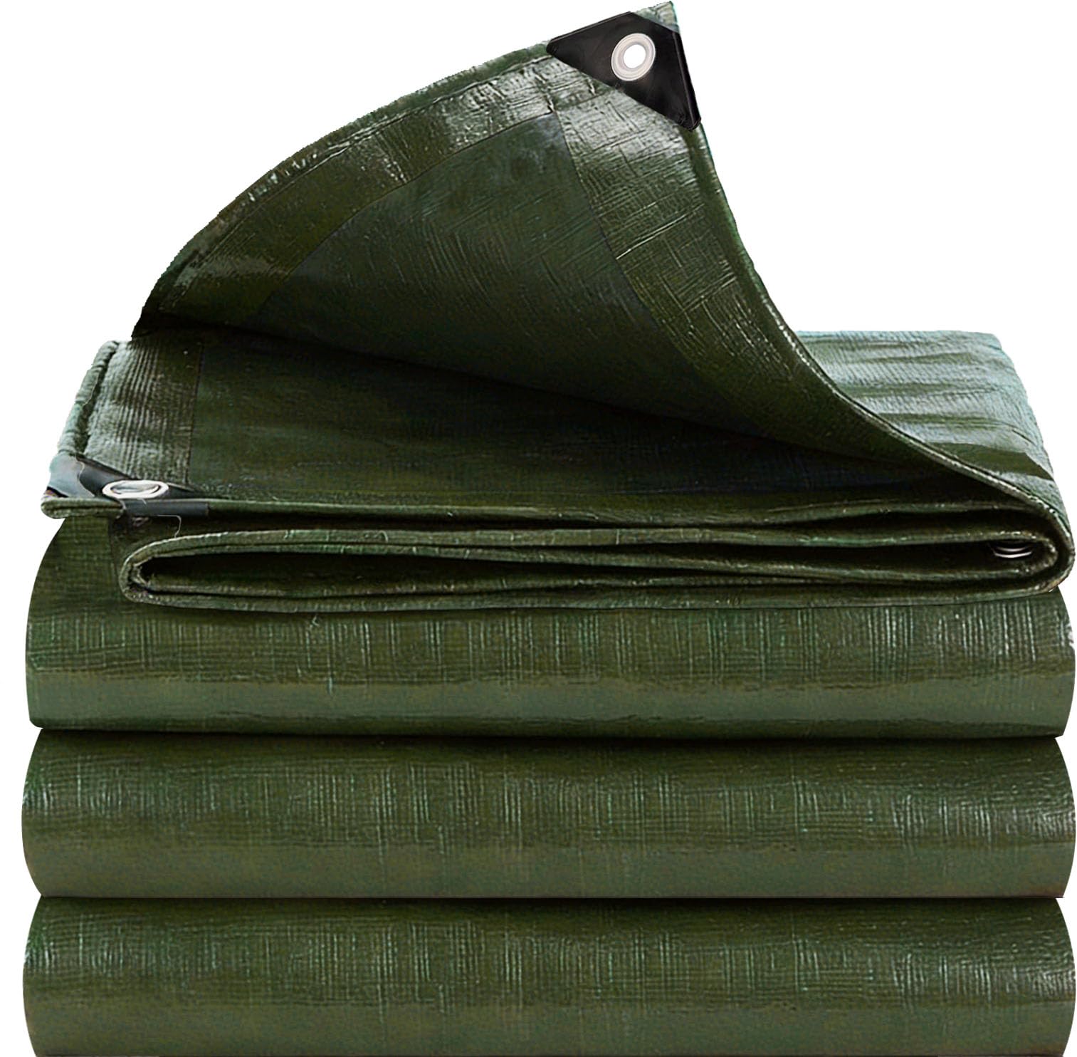 Tarpaulin Waterproof Heavy Duty Tarp Sheet Cover, Thicken 160 GSM PE Tarpaulin with Reinforced Grommets, MultiPurpose Outdoor Use for Garden Furniture Camping Ground Sheet Truck Cover