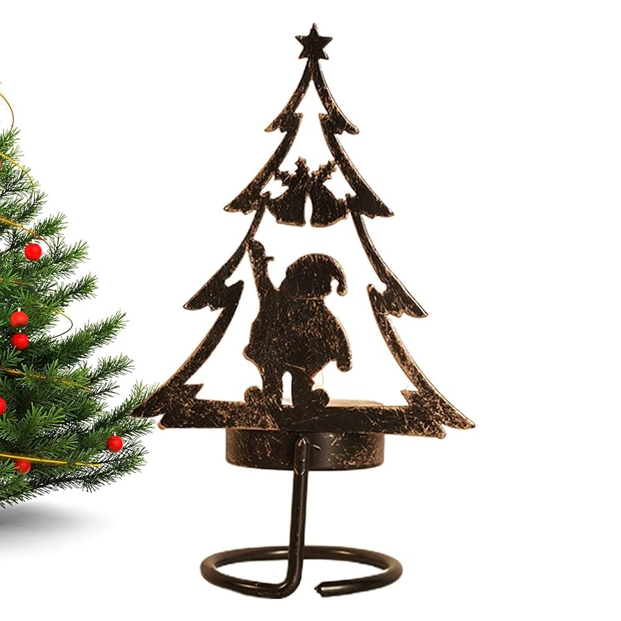 アイアンツリーキャンドルホルダー★クリスマス雑貨★ アイアンツリーキャンドルホルダー☆クリスマス雑貨☆