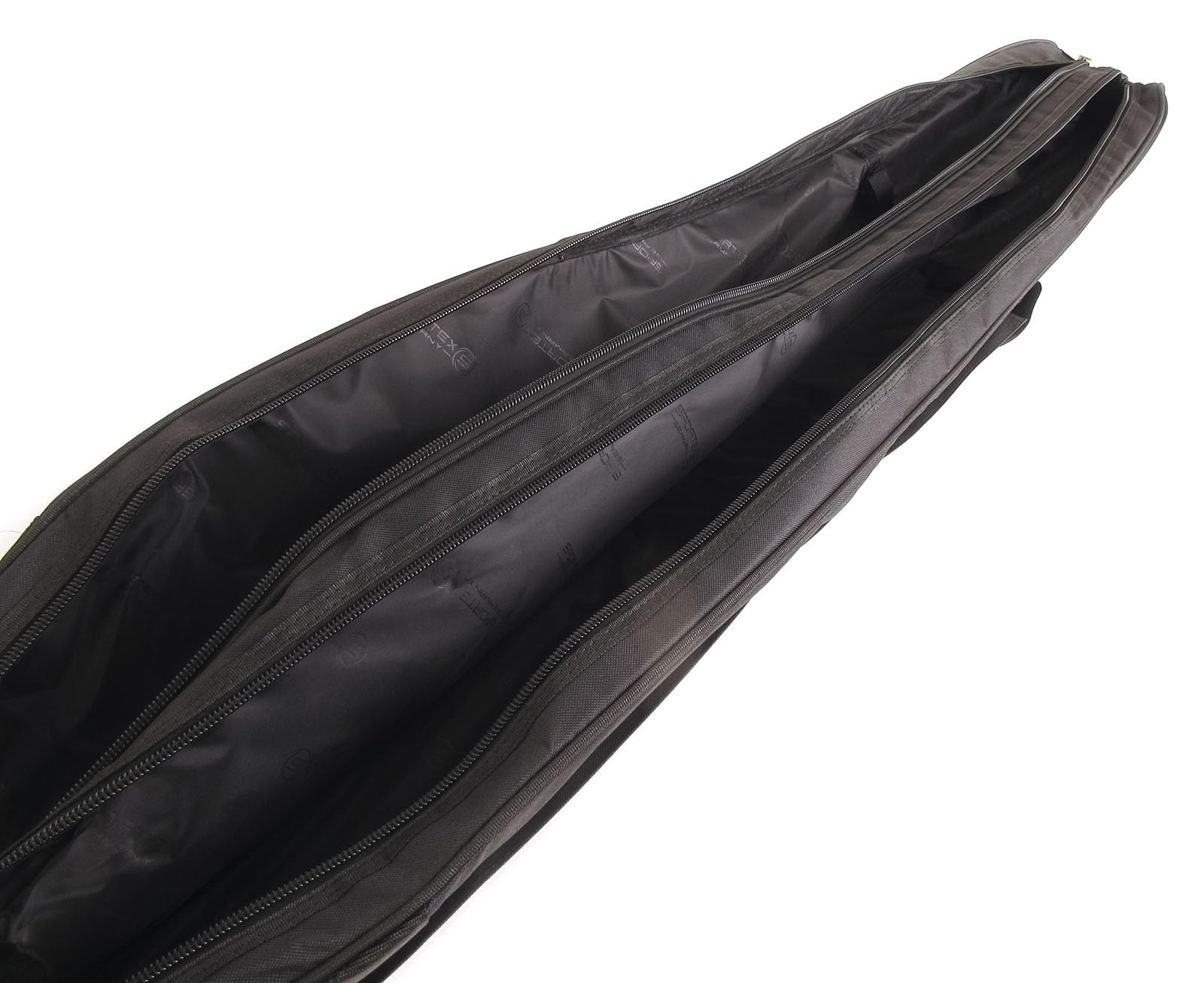 Sportex Super Safe Rutentasche Black Edition 2 oder 3 Fächer Rutenfutteral Angeltasche Rod Case für montierte Ruten Verschiedene Längen