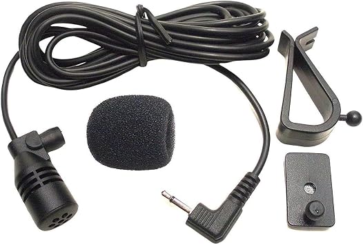 ACC 2.5mm Microphone Assembly Mic for Car Vehicle Head Unit Enabled Stereo Radio GPS DVD for Pioneer 2.5mm