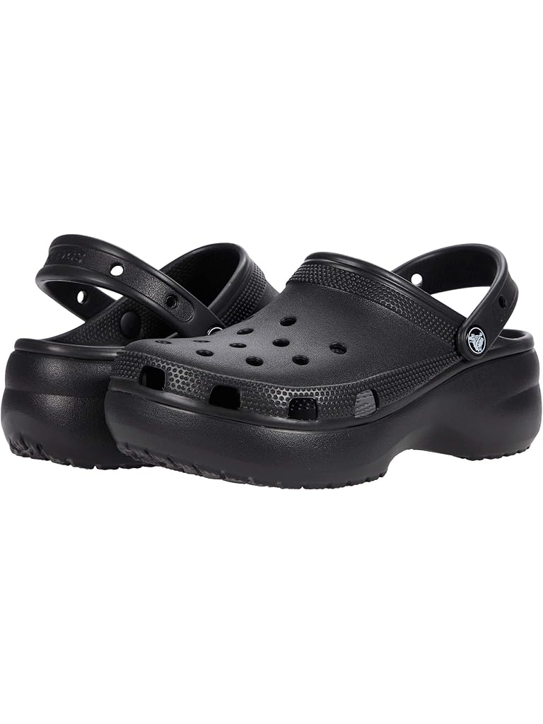 Black Crocs Classic Platform Clog