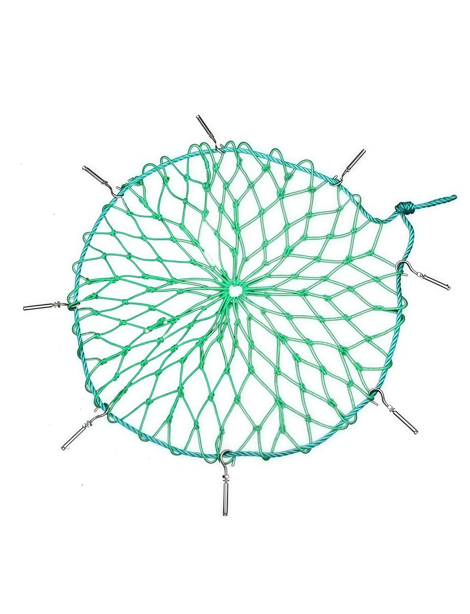 Rete Protezione Pozzetti, Rete Anticaduta per Pozzi Esterni | Rete flessibile; 8 ganci inclusi; per pozzi e giardini; struttura rinforzata; facile installazione(Dia-78 cm)