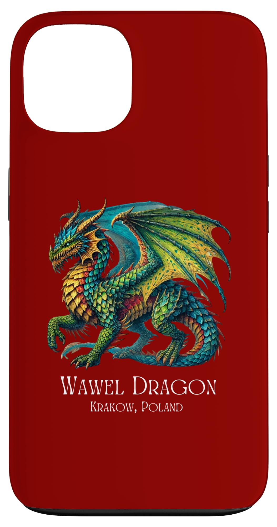 Wawel Dragon of Krakow Poland, Polish Folklore Case for iPhone 13