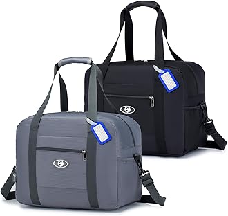 SPAHER Wizzair Vueling Travel Bag, 40 x 30 x 20 cm, Foldable Carry On Luggage, Waterproof Sports Bag for Men, Maternity Bags, Hospital, Luggage, Weekend, Women, 25L