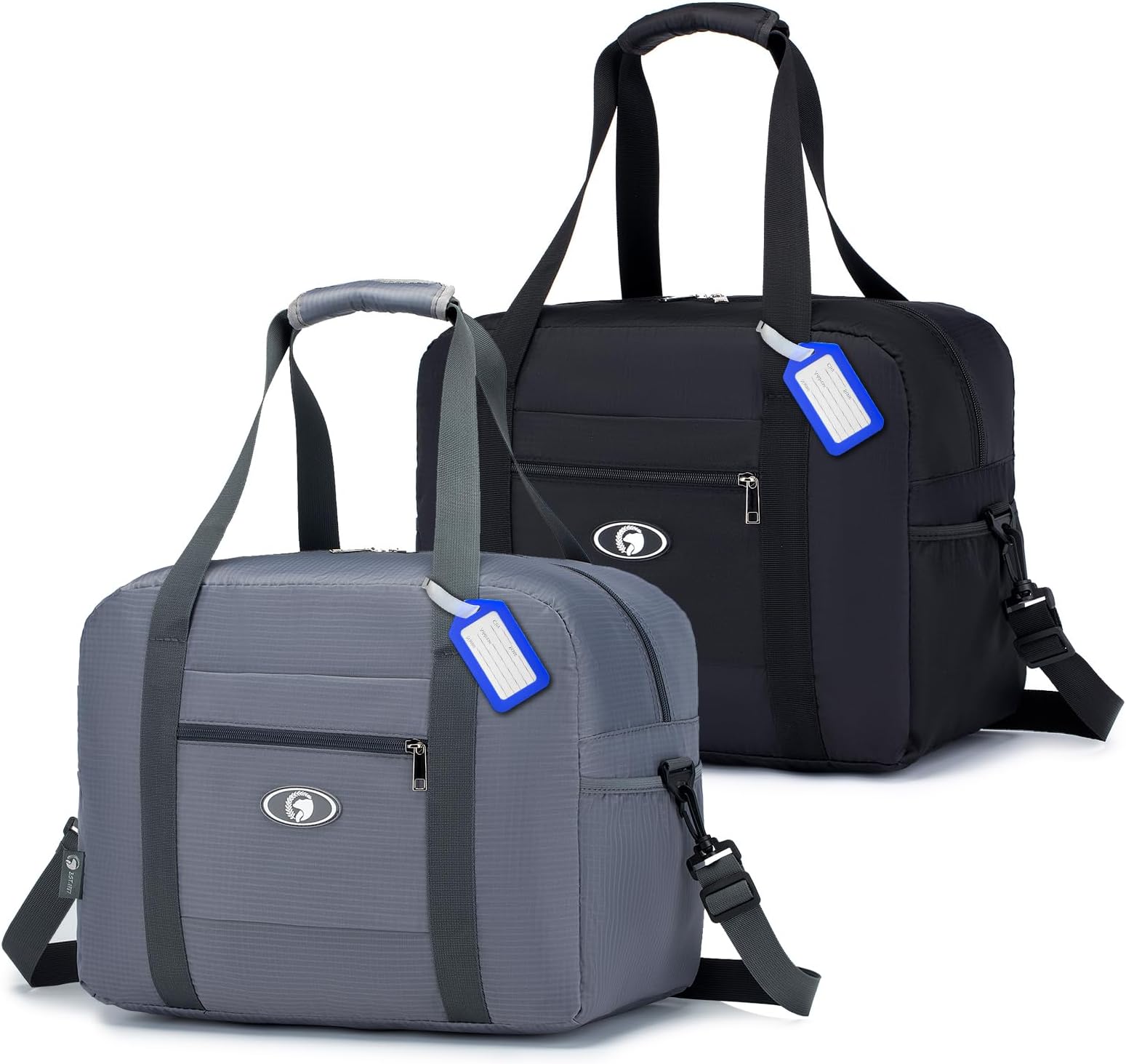 SPAHER for Ryanair Cabin Bags 40x30x20 Underseat Wizzair Carry on Hand Luggage Foldable Travel Duffel Bag 25L Holdall Tote for Women and Men for Travel Overnight Hospital Weekend