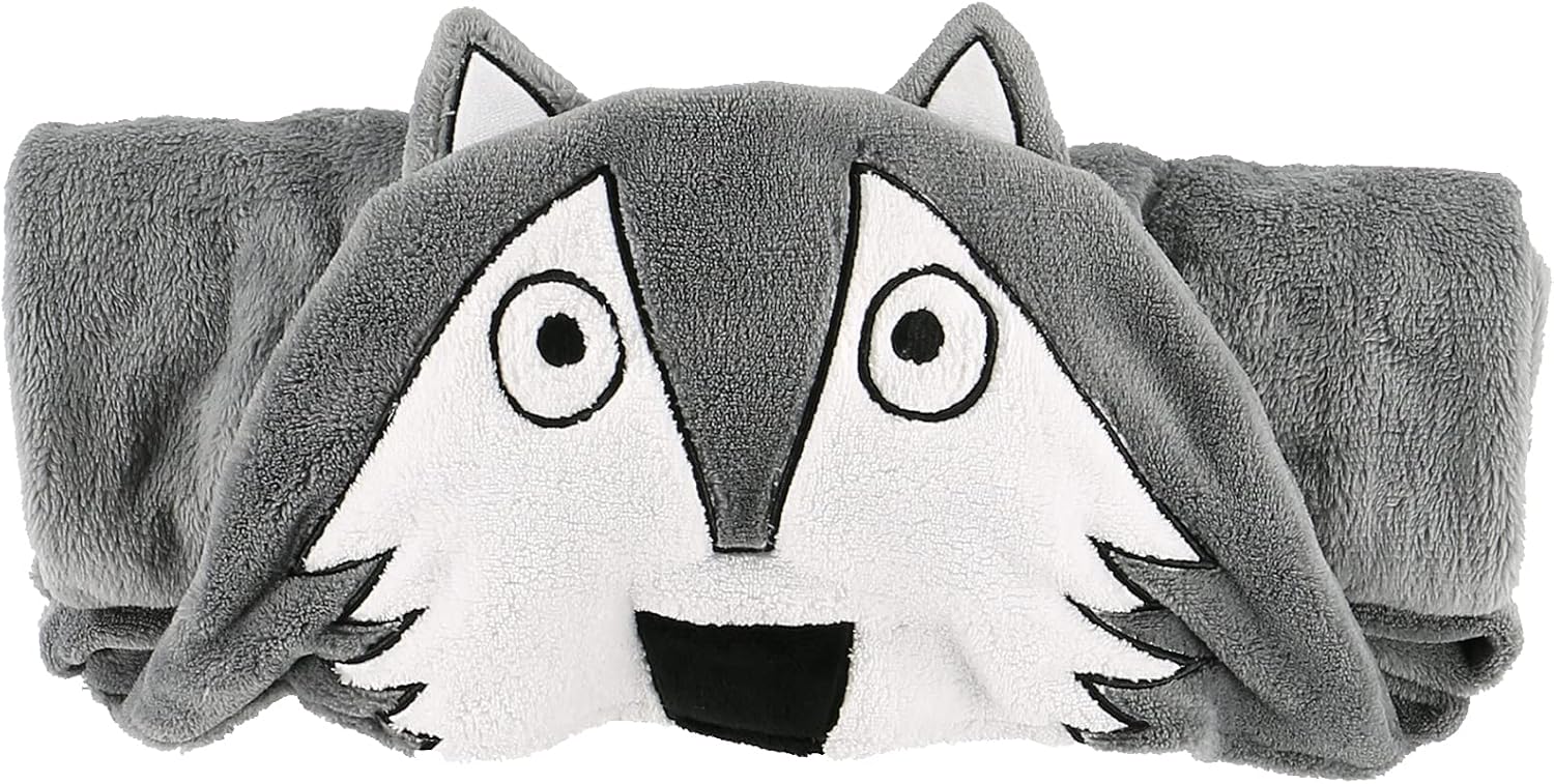 Lazy One Wearable Hooded Blanket for Kids, Animal Hooded Blanket (Wolf)