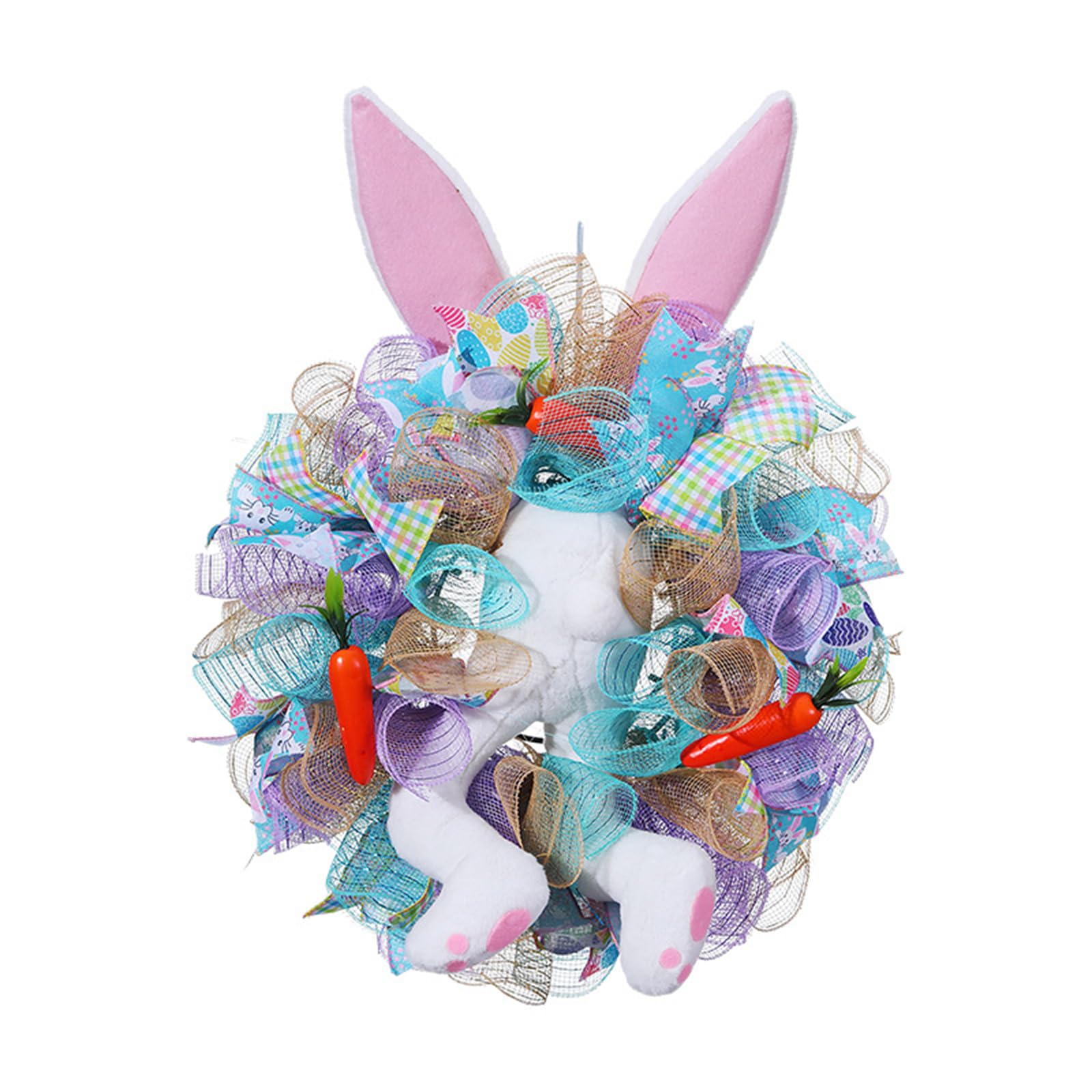 Kalttoy C Exquisite Easter Door Decor Beautifully Rafted Door Wreath For Easter Parties And Family Gatherings Decoration