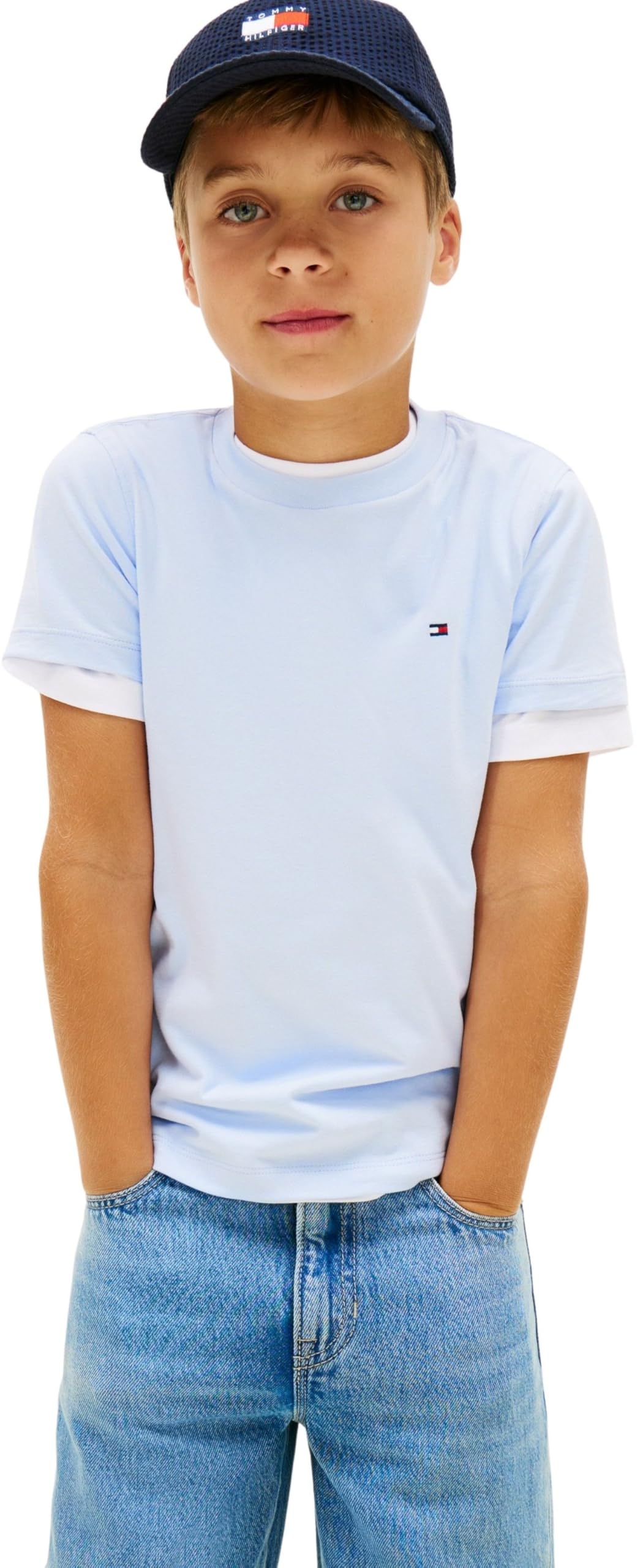 Tommy Hilfiger  Kids Original T Shirt Children's - Sweet Blue - 14Y