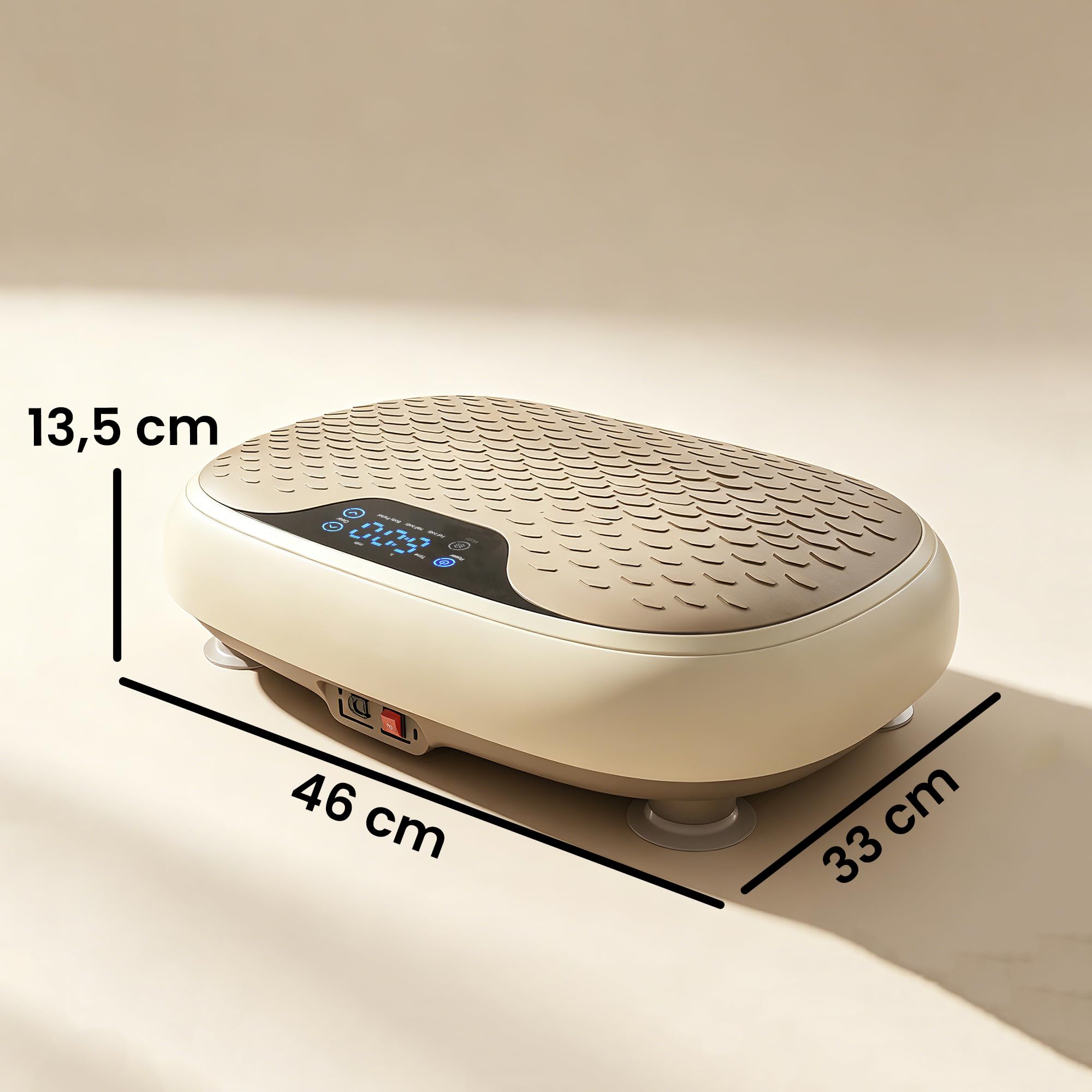 SPORTNOW Plataforma Vibratoria, 20 Velocidades, 3 Programas, Plataforma Vibración Muscular 150W con Pantalla LED, Mando a Distancia, Máquina para Hacer Ejercicio en Casa, Adelgazar, Drenaje Linfático
