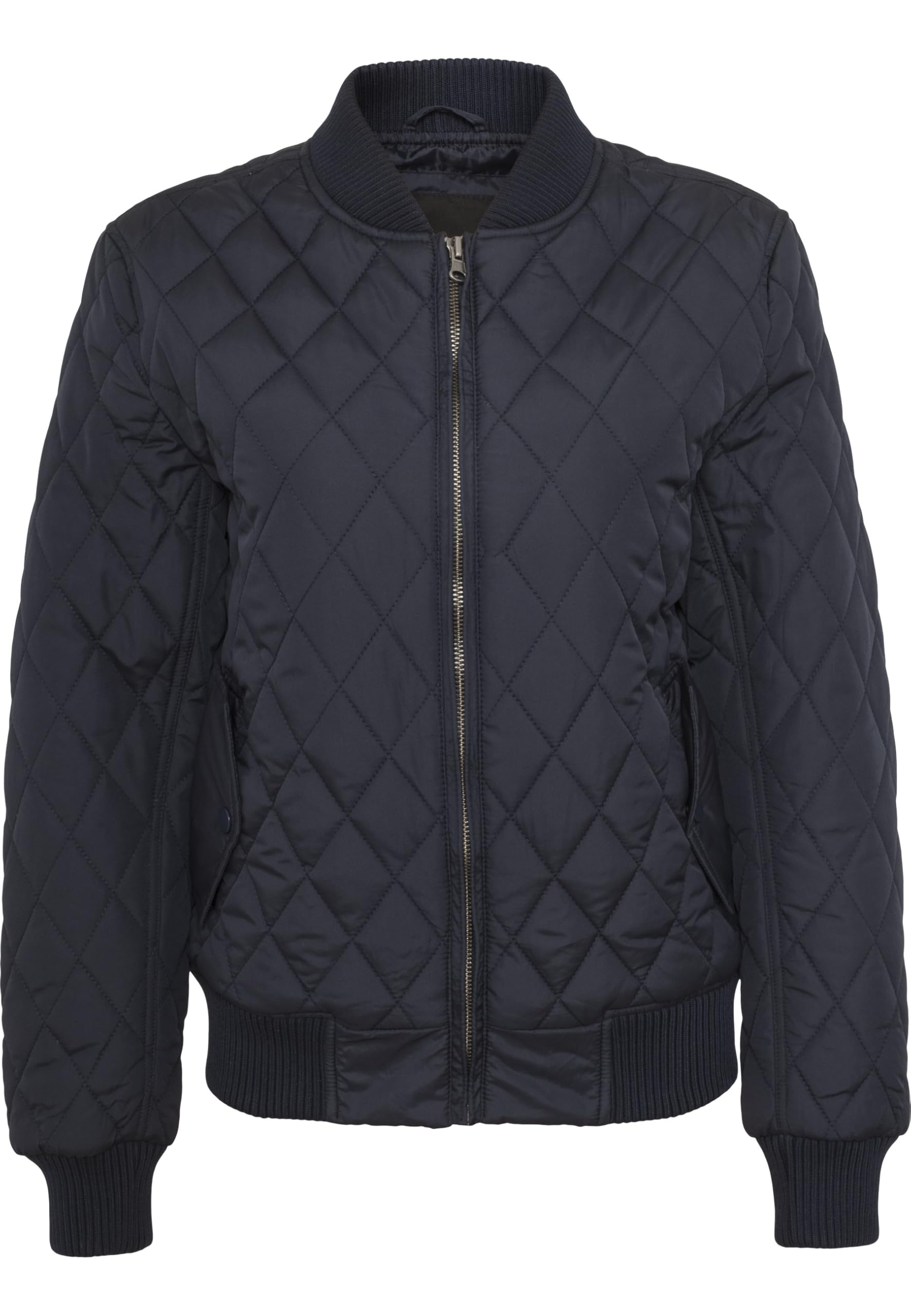 Urban Classics Damen Diamond Quilt Nylon Jacket Jacke, Navy, XL