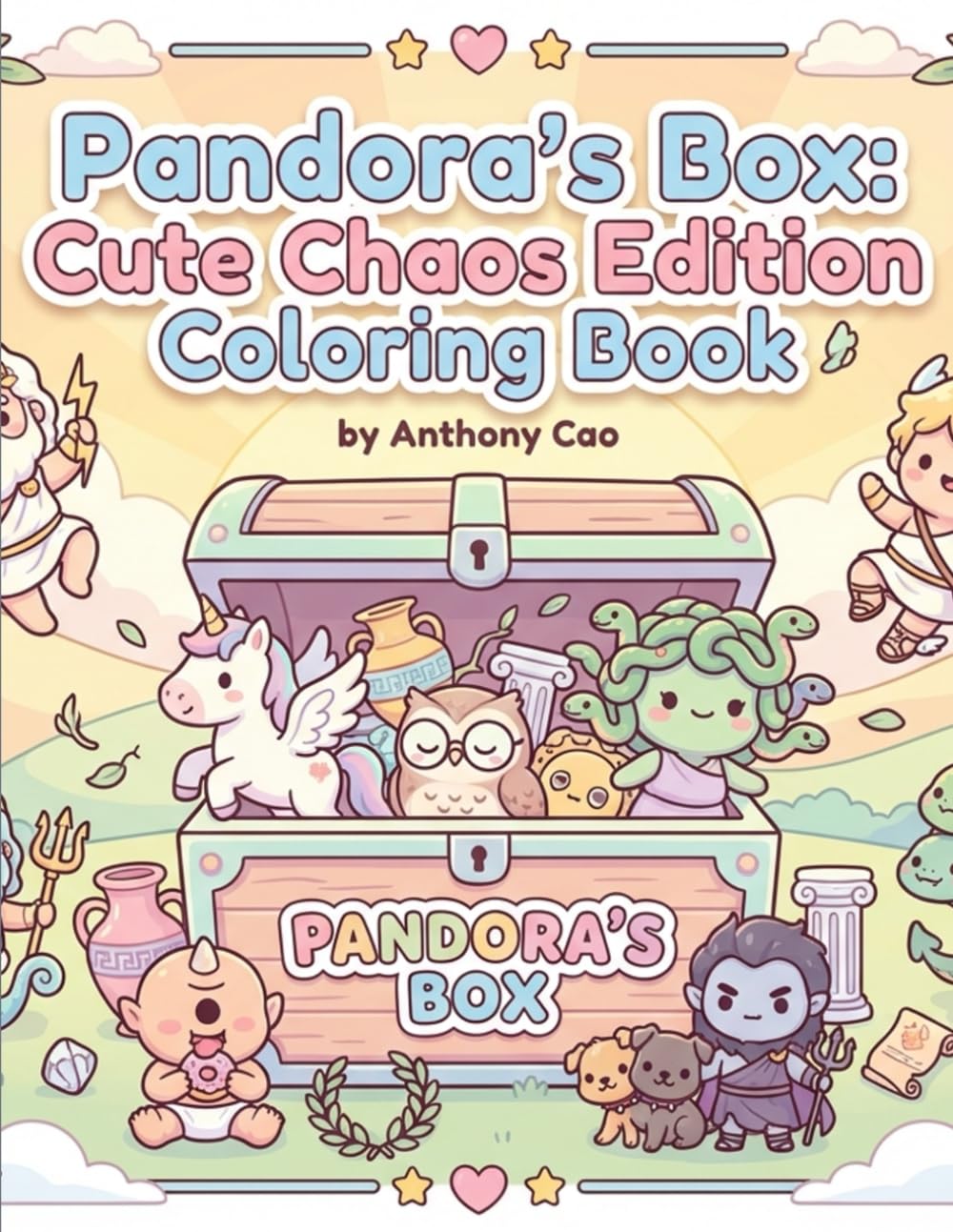 Pandora’s Box: Cute Chaos Edition Coloring Book: Adorable Mischief, Magical Surprises, and Whimsical Adventures
