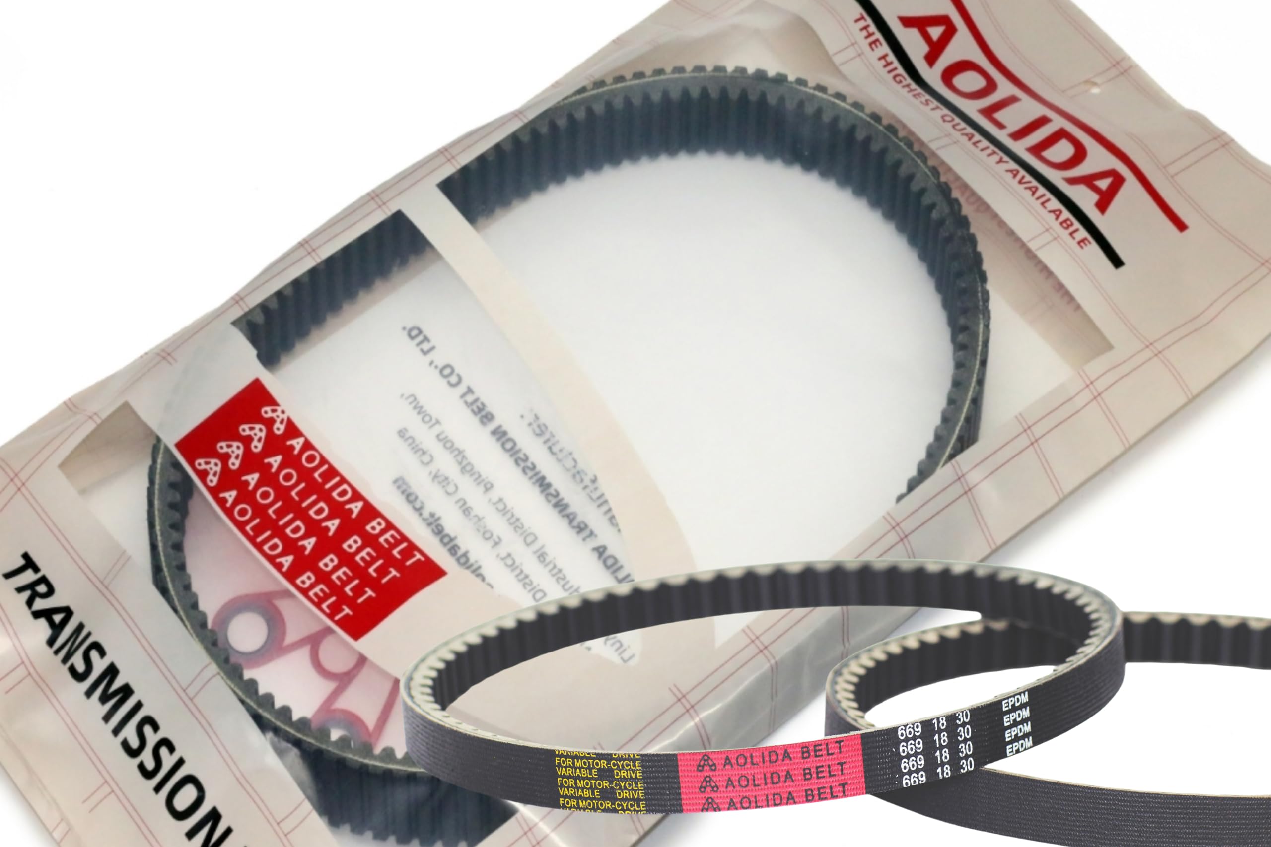 669 18 30 139QMB Kevlar CVT Drive Belt for Racing Compatible with GY6 49cc 50cc Roketa Baja Tank Jmstar Taotao Jonway Vespa Chinese Scooter Moped Transmission Belts (Kevlar Quality)