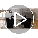 Wahson Boucle Swivel Dining Chairs Set of 6, Modern Upholstered Barrel Accent Chair with 360 Degree Rotation, Black Vanity Chair for Dining/Living Room, Bedroom, Makeup Room