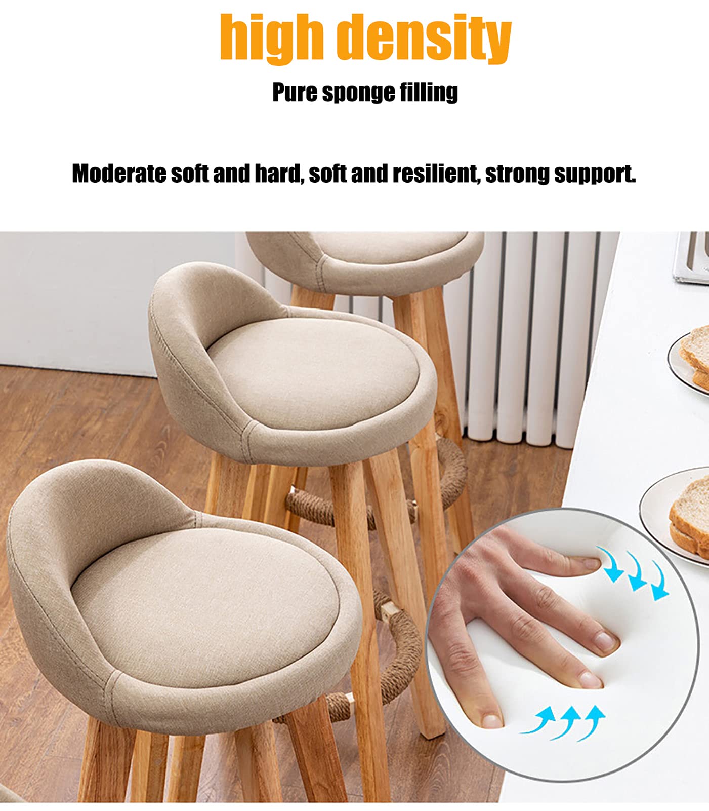 Nordic Design Eetkamerstoel – Vintage & Ergonomisch | Minimalistische – Design Meubelz