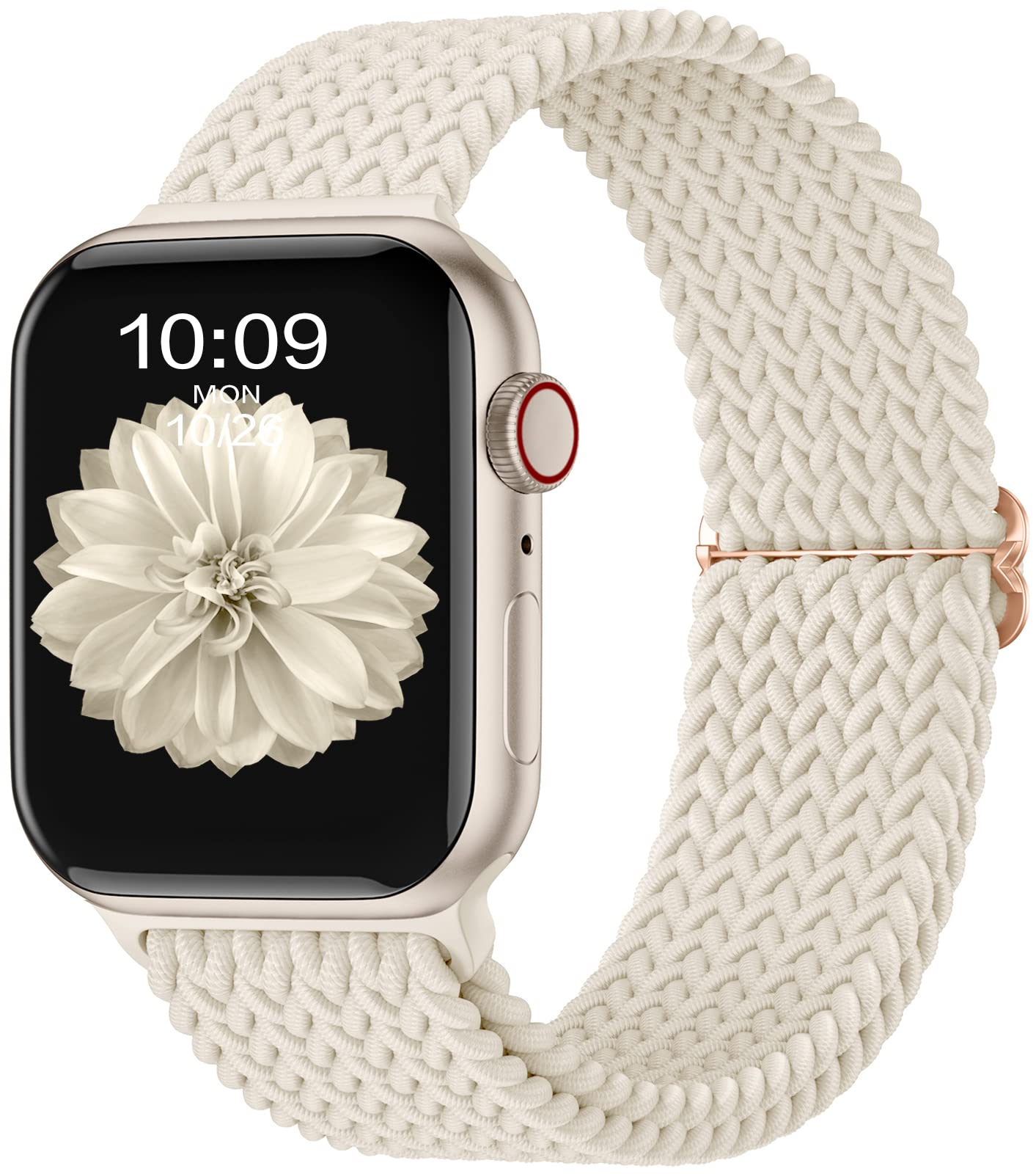 CeMiKa Braided Solo Loop Straps Compatible with Apple Watch Strap 41mm 40mm 38mm 42mm, Stretchy Straps Elastic Sport Band for Apple Watch SE/iWatch Series 10 9 8 7 6 5 4 3 Ultra 2 1, Women Men