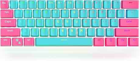 Amazon.com: Guffercty kred PBT Keycaps 60 Percent with 6.25U
