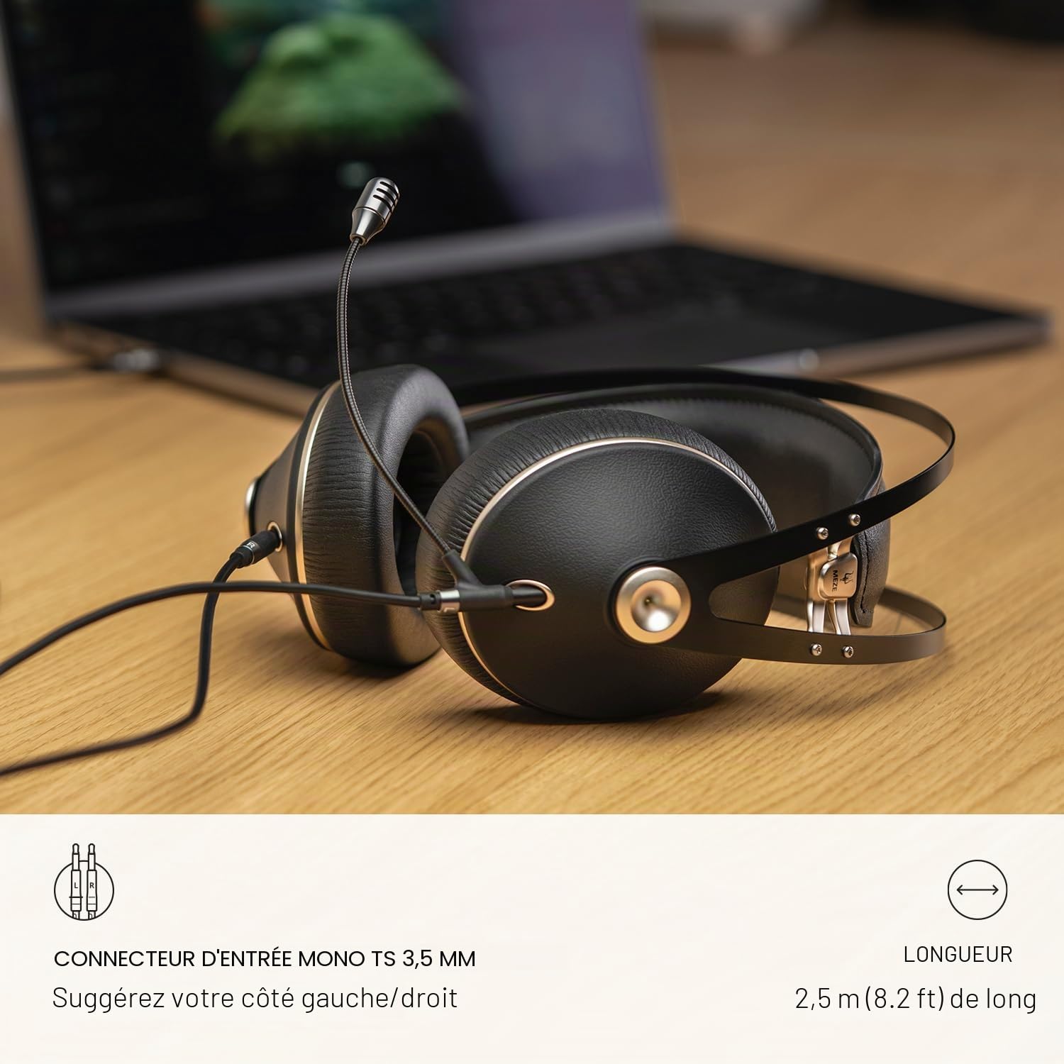 Accessoires audio Meze Audio Microphone Meze Audio pour casques 99 Neo, 99 Classics, 109 Pro et Liric 2