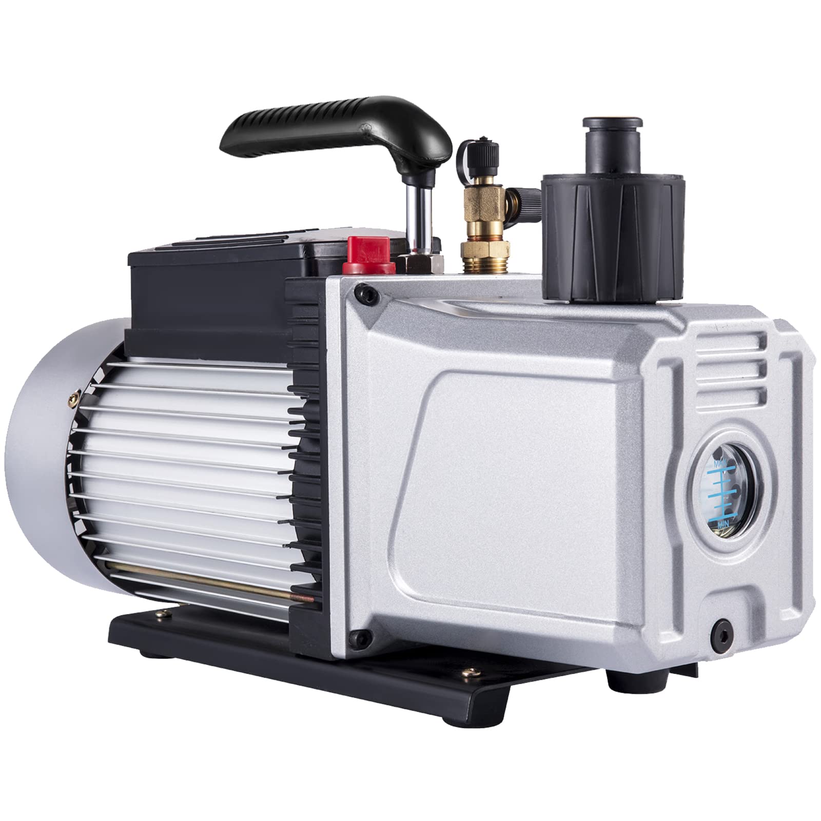 VEVOR Pompa per Vuoto 42,4 x 25,4 x 16 cm Pompa per Vuoto ad Alta Efficienza 339,8 L/min 5 Pa Ideale per Il Condizionamento Domestico, La Manutenzione Automobilistica, L'imballaggio Sottovuoto