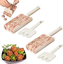 2 Set Creative Kitchen Triple Meatball Maker 3 Meatballs at 1 Time None-stick Meatball Maker Home Cooking Tools for Cooping Cookies Kitchen Accessories