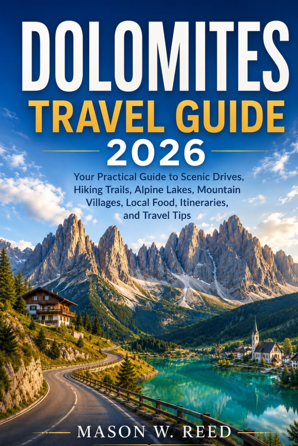 DOLOMITES TRAVEL GUIDE: Your Practical Guide to Scenic Drives, Hiking Trails, Alpine Lakes, Mountain Villages, Local Food, Itineraries, and Travel Tips