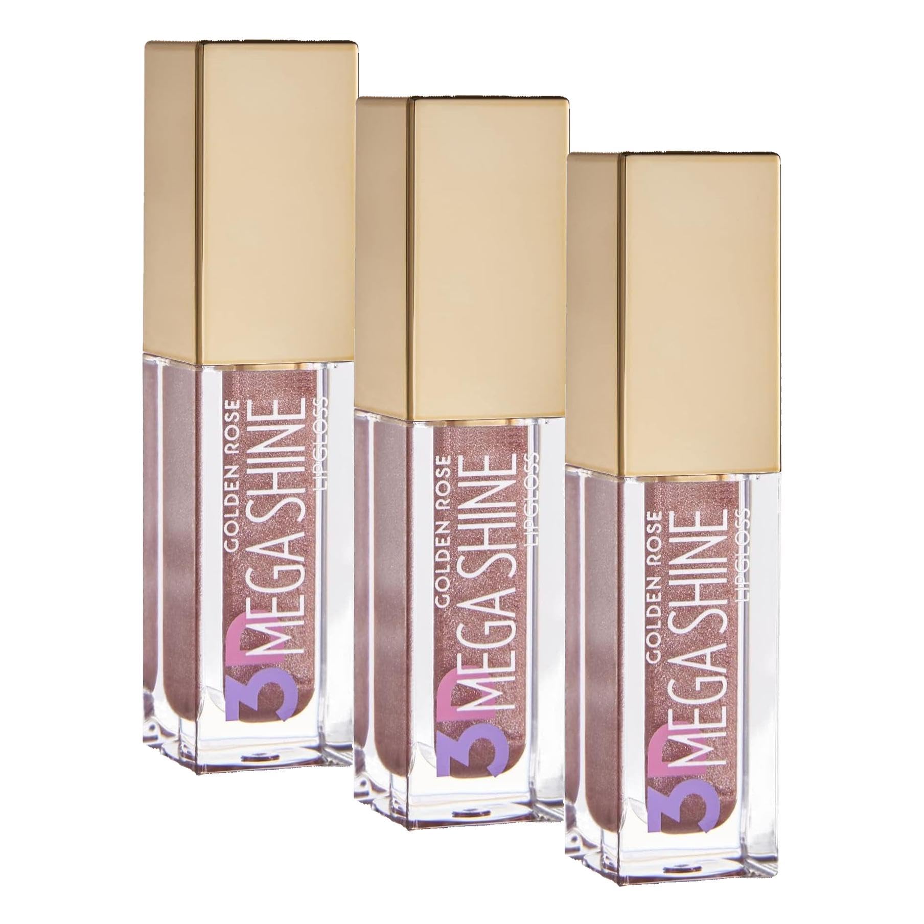 Golden Rose 3D Mega Shine Lipgloss No: 119 Sparkle Işıltılı Dudak Parlatıcısı (3 paketi)