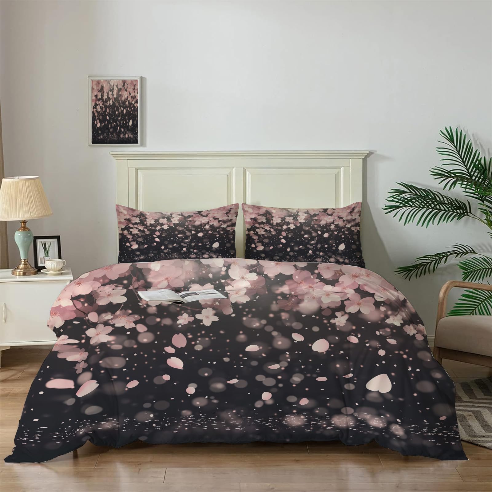 Parure de lit infroissable 240x260 fini le repassage housse douce