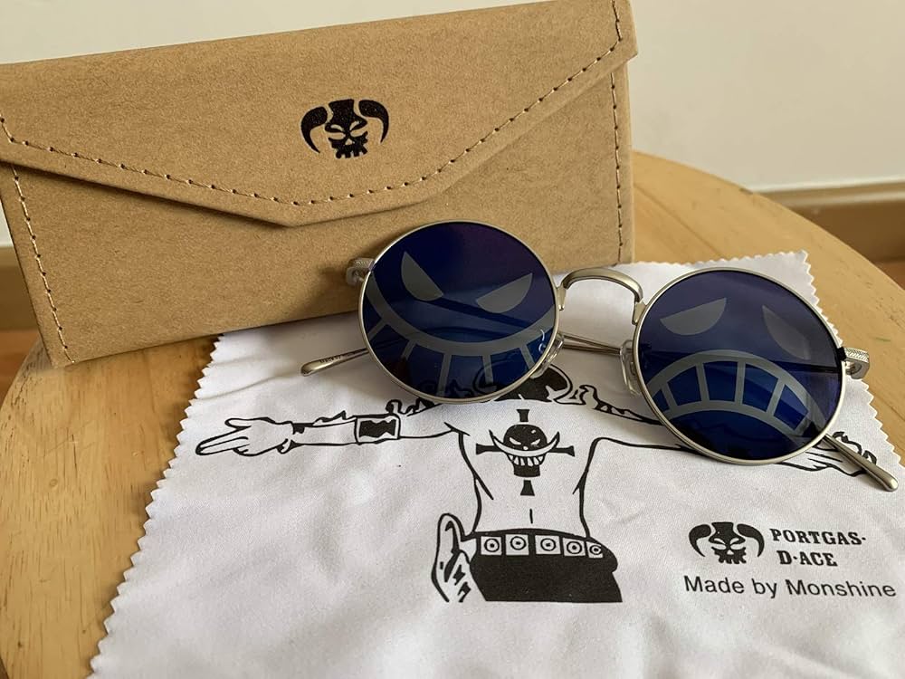 Amazon.co.jp: ACE エース 眼鏡 コスプレ 収蔵 火拳のエス ONE PIECE