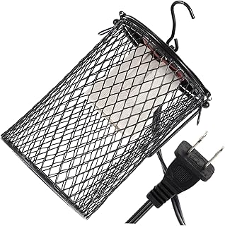 FRCOLOR Abajur Para Répteis Lâmpada De Aquecimento Para Répteis Guarda Aquecedor De Papagaio Abajur De Metal Reptisoil Cesta De Lâmpada Para Répteis Abajur Proteção Para Répteis Abajur